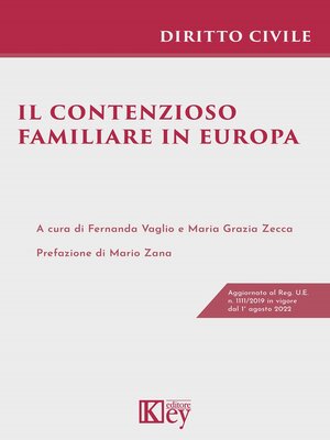 cover image of Il contenzioso familiare in Europa